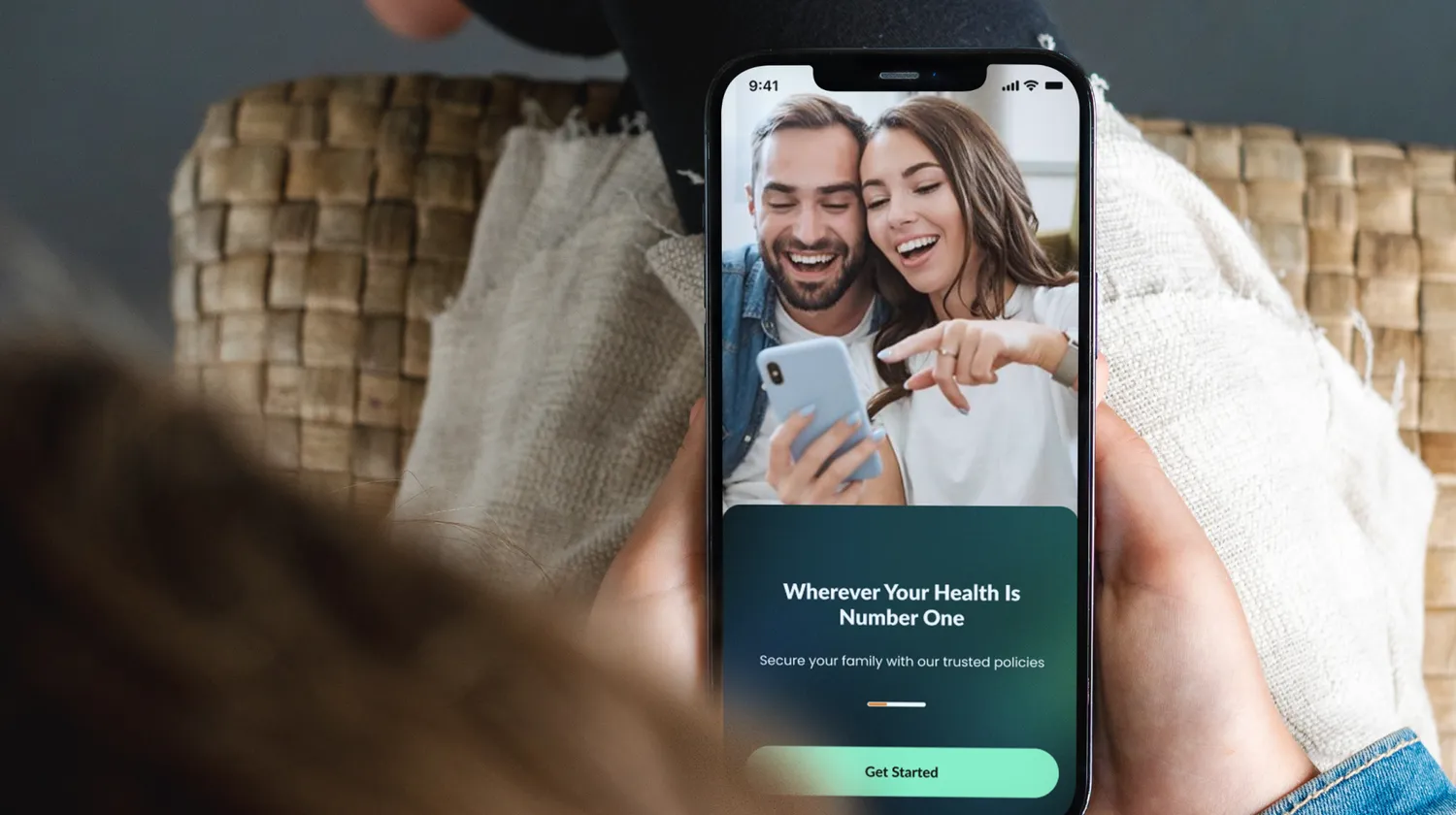 InsureWell app splash screen.
